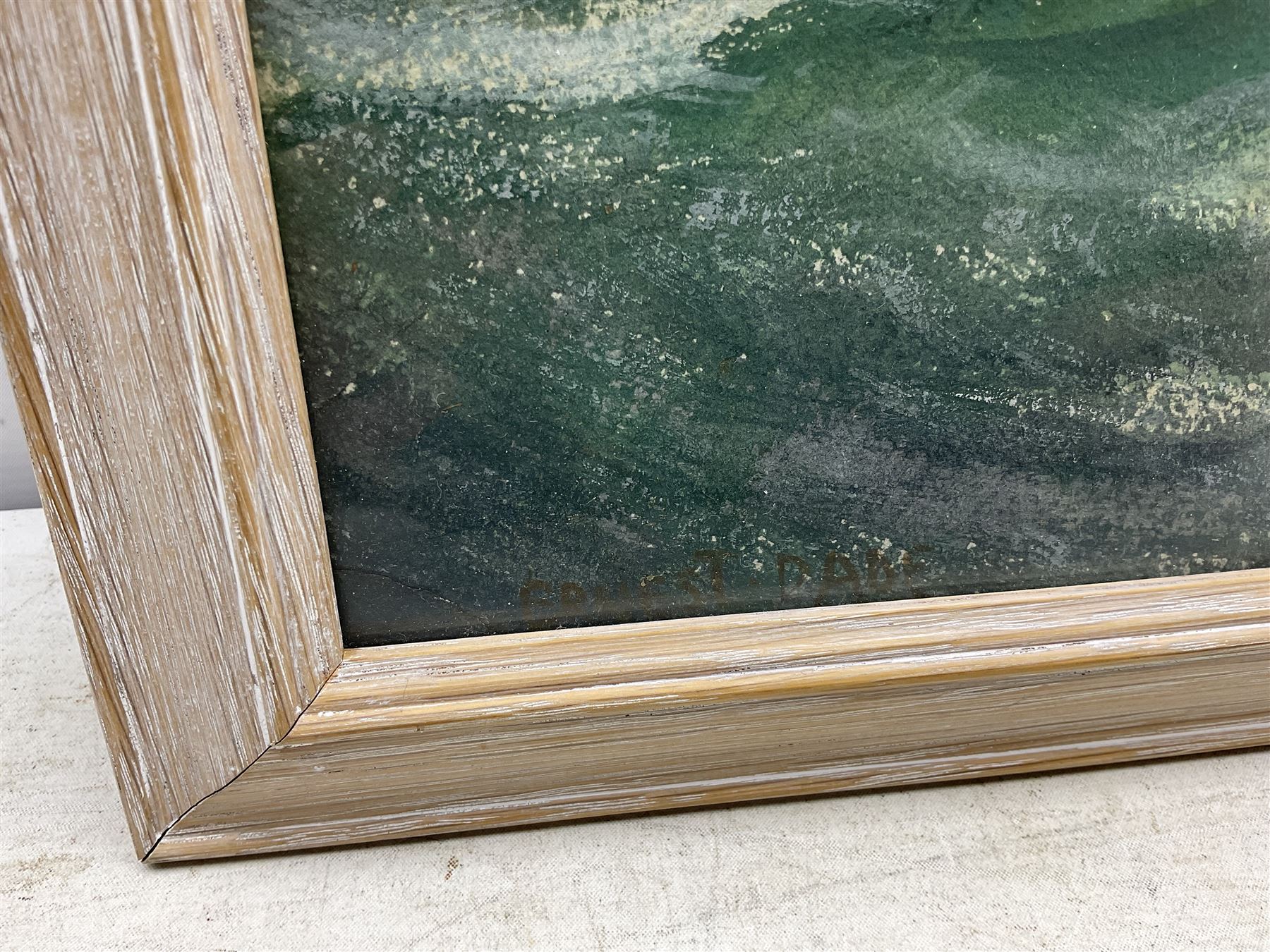 Ernest Dade (Staithes Group 1868-1934): Lowestoft Herring Boats followed by Gulls, gouache signed 43cm x 63cm 
Provenance: by direct descent through the artist's family, never previously been on the market.