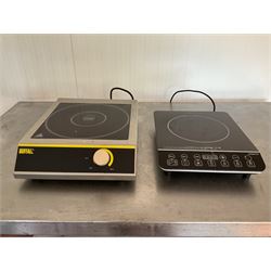 Ambiano induction hob; and a Buffalo CE208 Induction hob (2) - THIS LOT IS TO BE COLLECTED BY APPOINTMENT FROM DUGGLEBY STORAGE, GREAT HILL, EASTFIELD, SCARBOROUGH, YO11 3TX