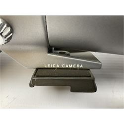 Leica APO-Televid 77 Spotting Scope,chrome, serial no. 2050411, with Manfrotto tripod, serial no. 190NAT2