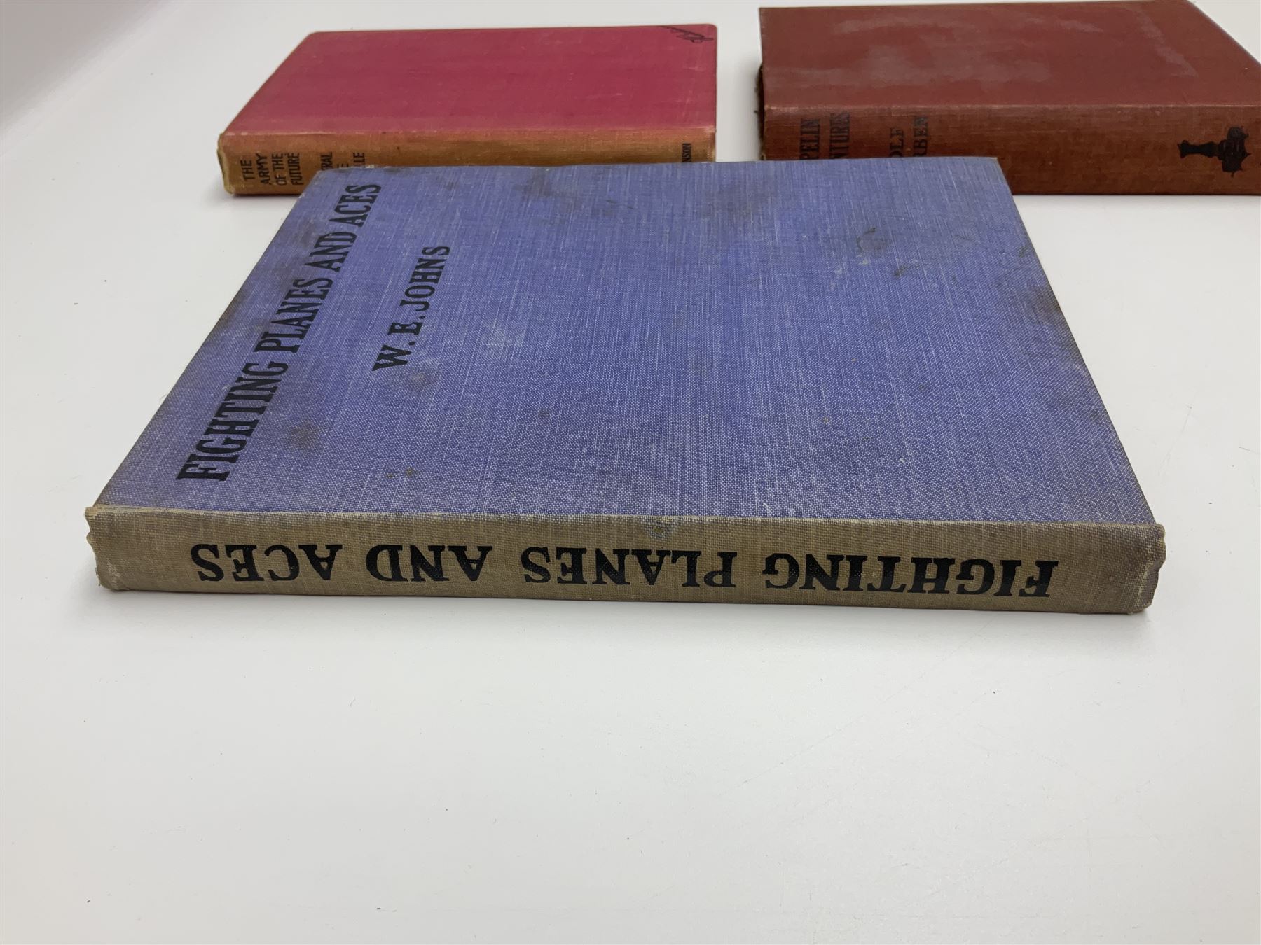 Nimrod (C.J. Apperley); Memoirs of The Life of The Late John Mytton, Esqre, of Halston, Shropshire, with numerous illustrations by H Alken & TJ Rawlins, second edition reprinted with considerable additions from the New Sporting Magazine, London Kegan Paul, Trench Turner & Co Ltd; green boards with gilt tooling; Johns W.E.: Fighting Planes and Aces; General De Gaulle: The Army of the Future; and Marben Rolf: Zeppelin Adventures (4)