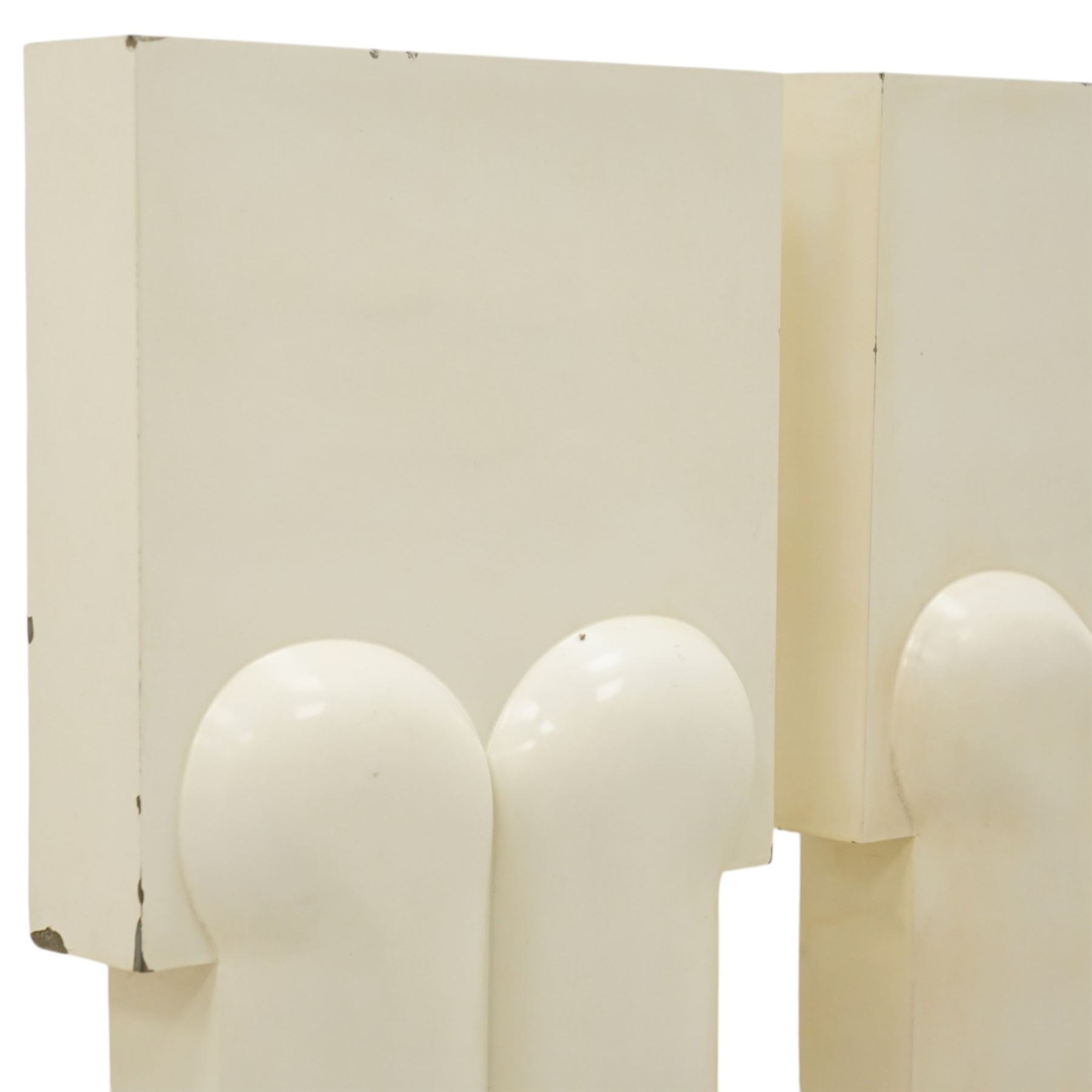 Robert Clatworthy RA (British 1928-2015): 'Figure I', pair of cast fibreglass resin sculptures in white finish, W33cm D16cm H110cm
Provenance: Illustrated on page 119 of the artist's catalogue raisonne; gifted directly by the artist to the vendor's partner
