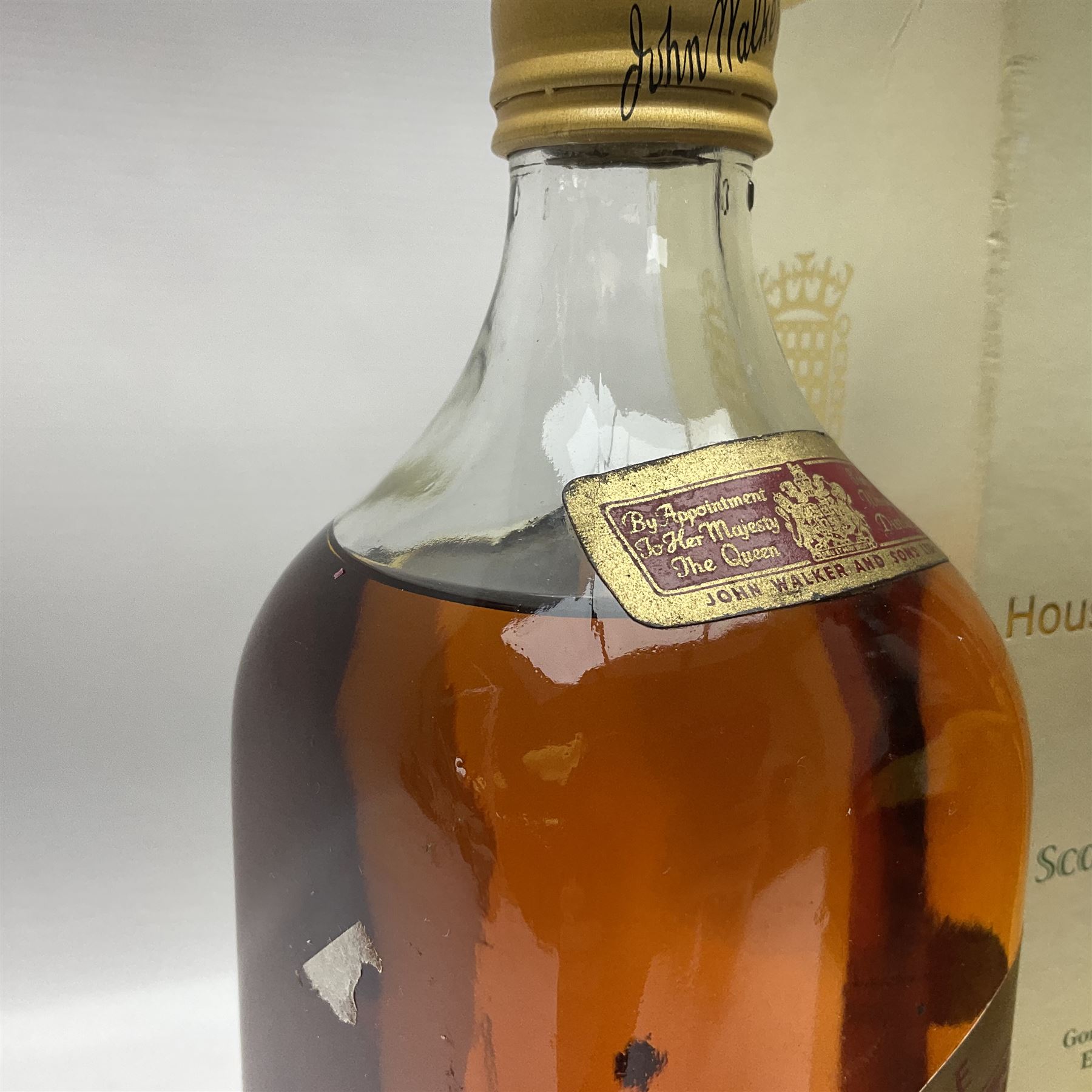 Glenfiddich Special Reserve single malt Scotch whisky, Bells, 8 years old blended Scotch whisky, House of Commons blended Scotch whisky and Jonnie Walker Red Label blended Scotch whisky, various contents and proof   