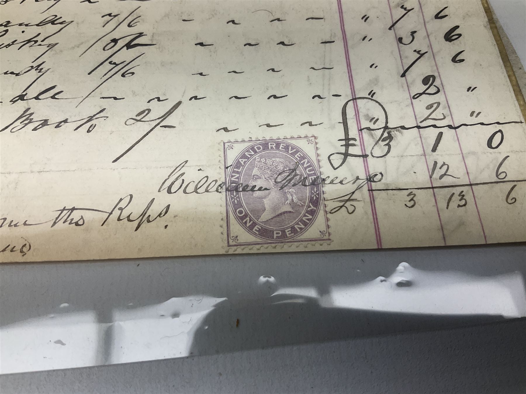 Postal history and ephemera including Victorian letters and receipts many with one penny lilac
