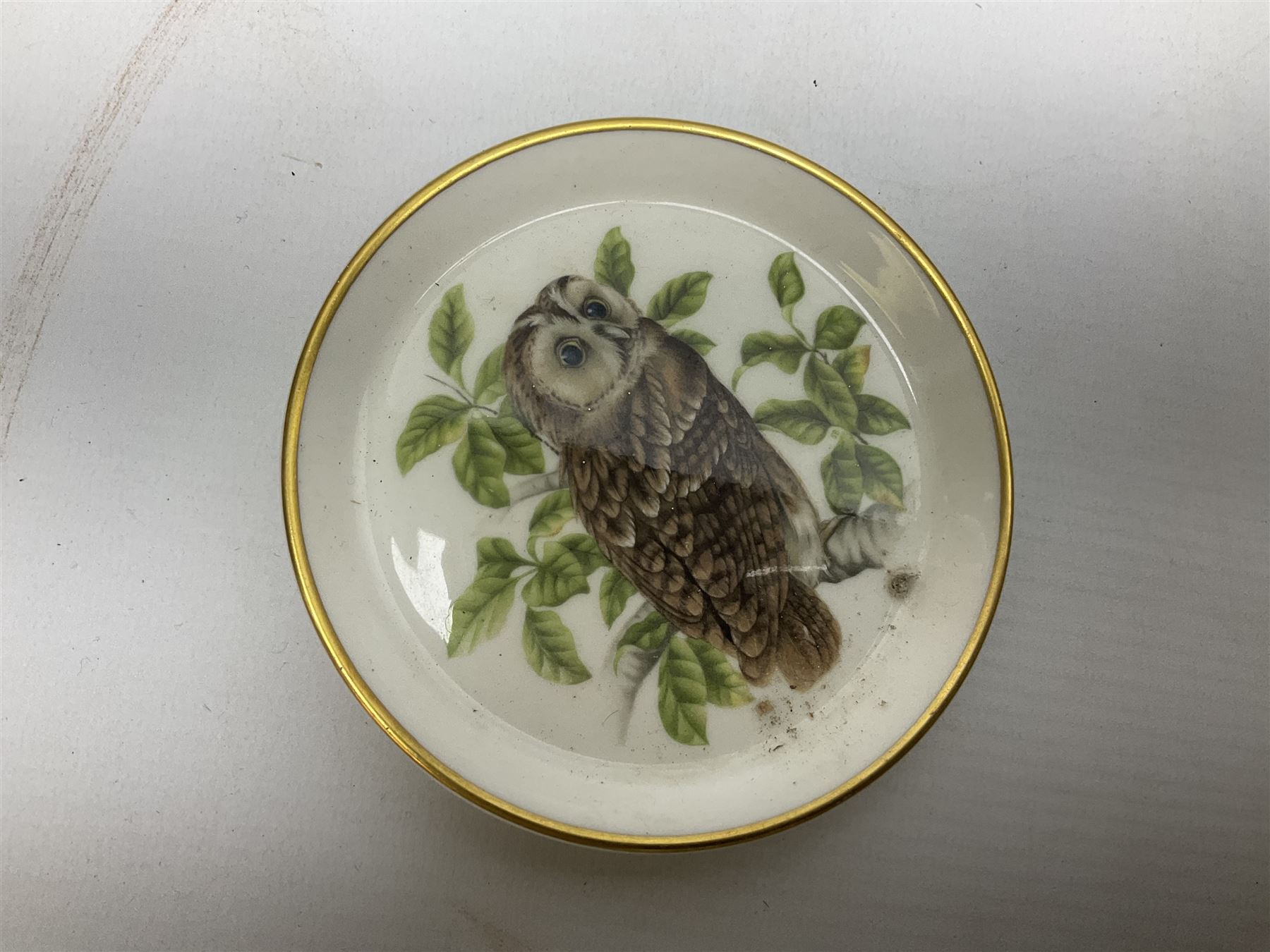 Sylvac green seated dog, together with pair Wade Heath vases, wall charger and other collectables, in two boxes  