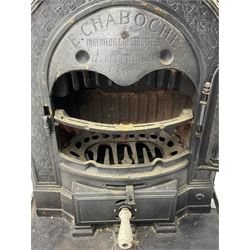 Early 20th century French La Salamandre cast iron stove