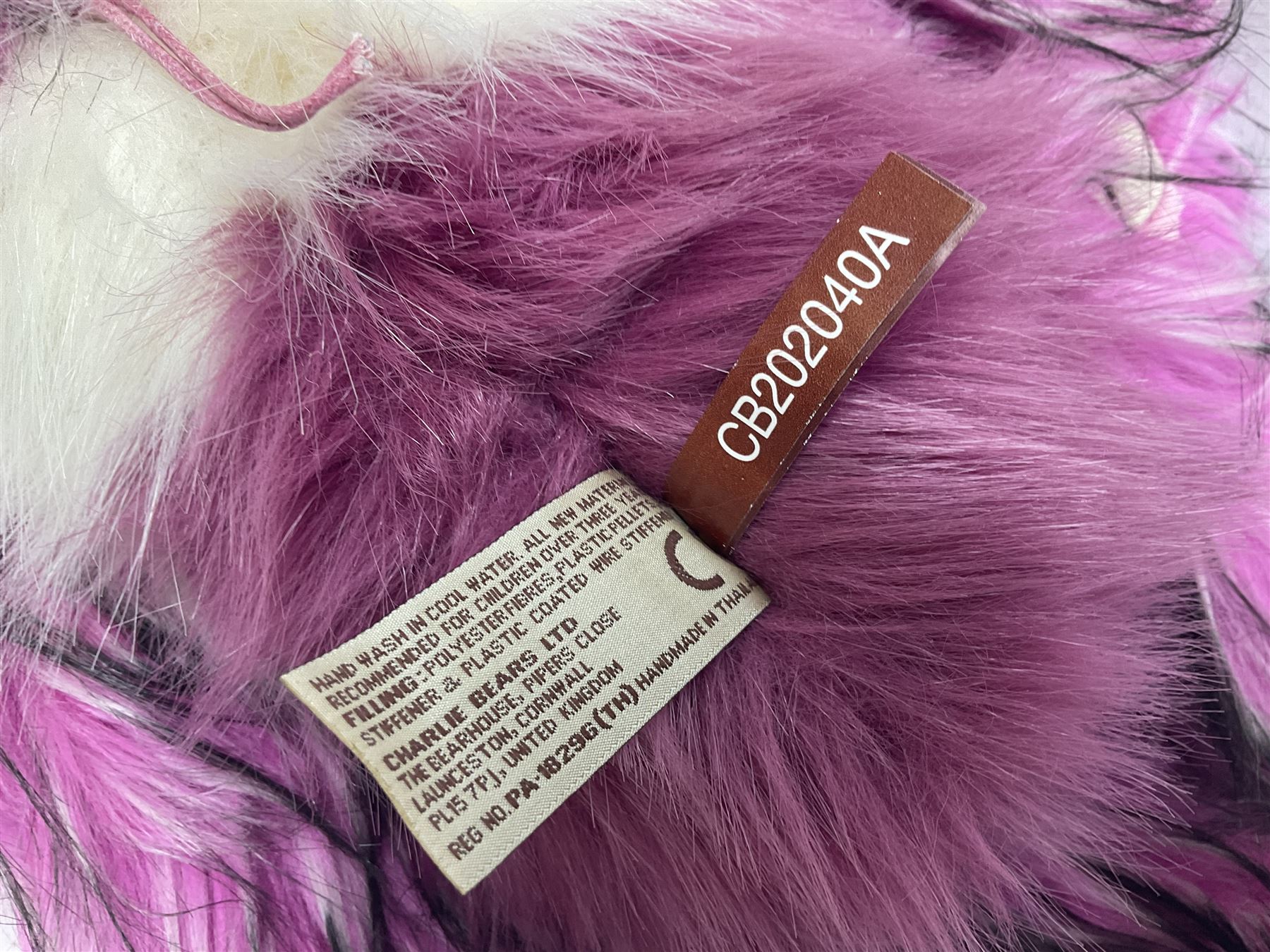 Charlie Bears - limited edition Plumo Collection 'Anke' CB191959A, limited to 3000; 'Cheese Whizz' CB202040C; and 'Cotton Candy' CB202040A; all with labels (3)