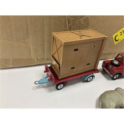 Corgi - small collection of unboxed and playworn Chipperfield's Circus vehicles; and a quantity of die-cast buses by various makers including Dinky, , Corgi, Lledo, Rio etc; some boxed