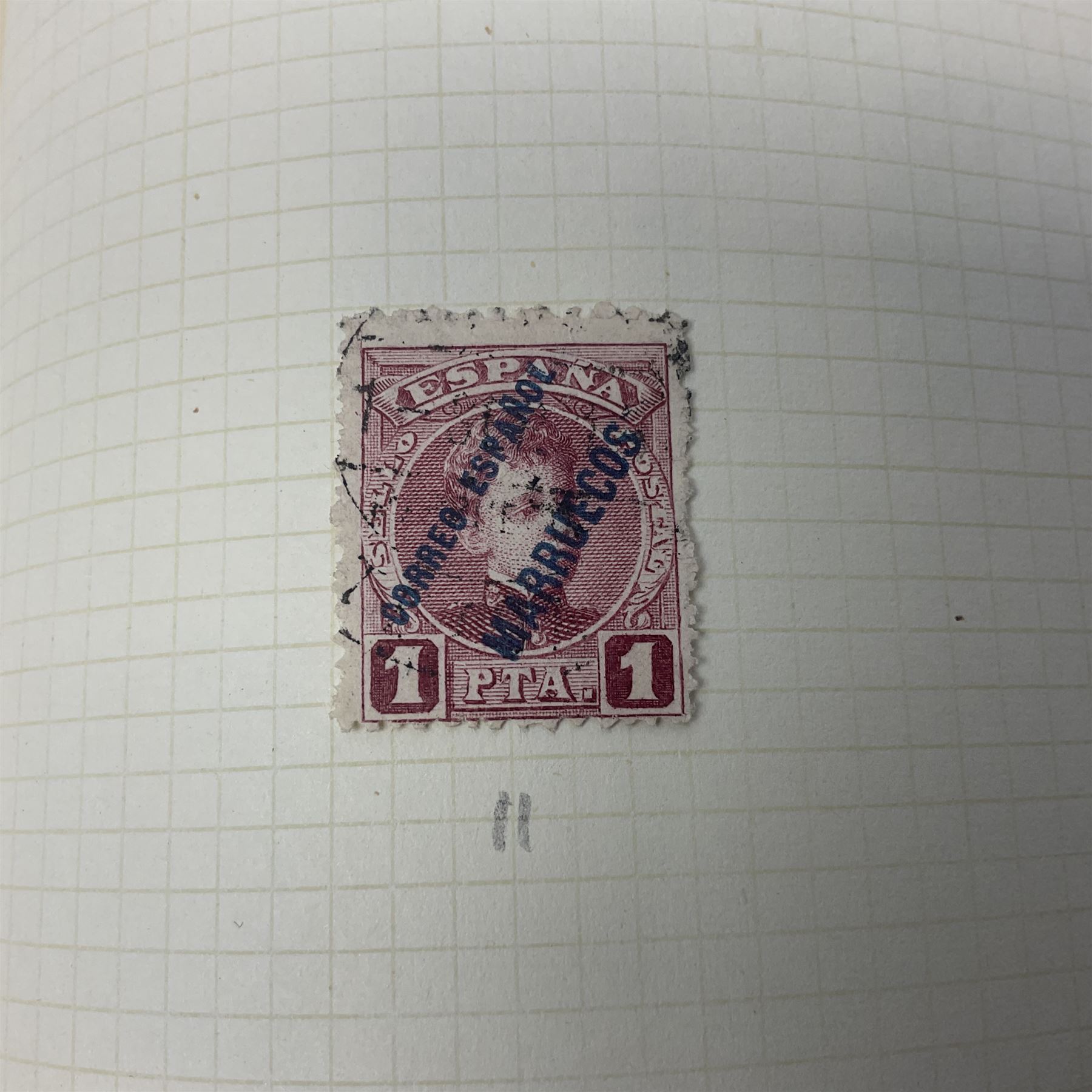 Stamps including British occupation of Italian Colonies overprints, French Morocco stamps with Tanger overprints, surcharges etc, housed in two albums