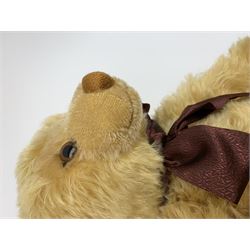 Steiff limited edition Year 2000 Teddy Bear, blonde colour with growler mechanism, No.12005, H17