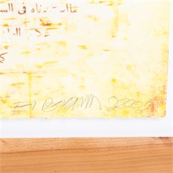 Continental School (20th Century): Abstract Collages, one mixed media and one photographic print each indistinctly signed in pencil and dated '98 and 2000, 57cm x 76cm (2)