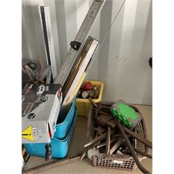 Various hand tools, pressure gauges, Flaring tool, large socket set, spirit levels etc. - THIS LOT IS TO BE COLLECTED BY APPOINTMENT FROM DUGGLEBY STORAGE, GREAT HILL, EASTFIELD, SCARBOROUGH, YO11 3TX