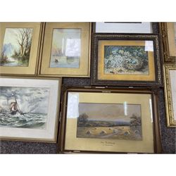 Collection of principally early 20th century watercolours, artists including George Sykes, David James Carr, W Hamilton Booth, Kate Patterson, C Maurice, J Russell, etc