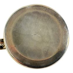 Silver sauce boat, hallmarked and a small silver christening mug, stamped sterling
