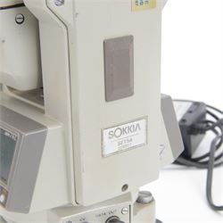 Sokkisha TM20HS digital theodolite, no. 33029, in fitted plastic case, together with a Sokkia Set 5A Total station