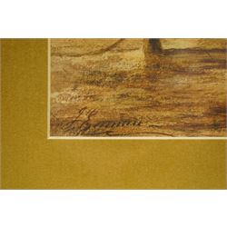 Joseph Eaman (British 1853-1907): Robin Hood's Bay, pair watercolours signed 34cm x 52cm (2)