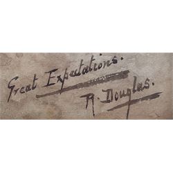 Rose Douglas (British 1893-1898): 'Great Expectations', watercolour signed and titled 35cm x 25cm