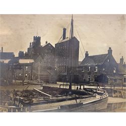 After William Frederick Settle (British 1821-1897): 'Blockhouse on the River', 19th century colour print together with early photograph of 'Grove Hill' 26cm x 38cm (2)