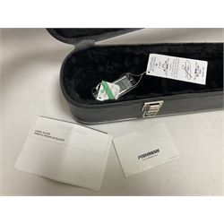 Brazilian Giannini Craviola six string acoustic guitar, with Fishman Premium Blend onboard pickup, in fitted hard case 