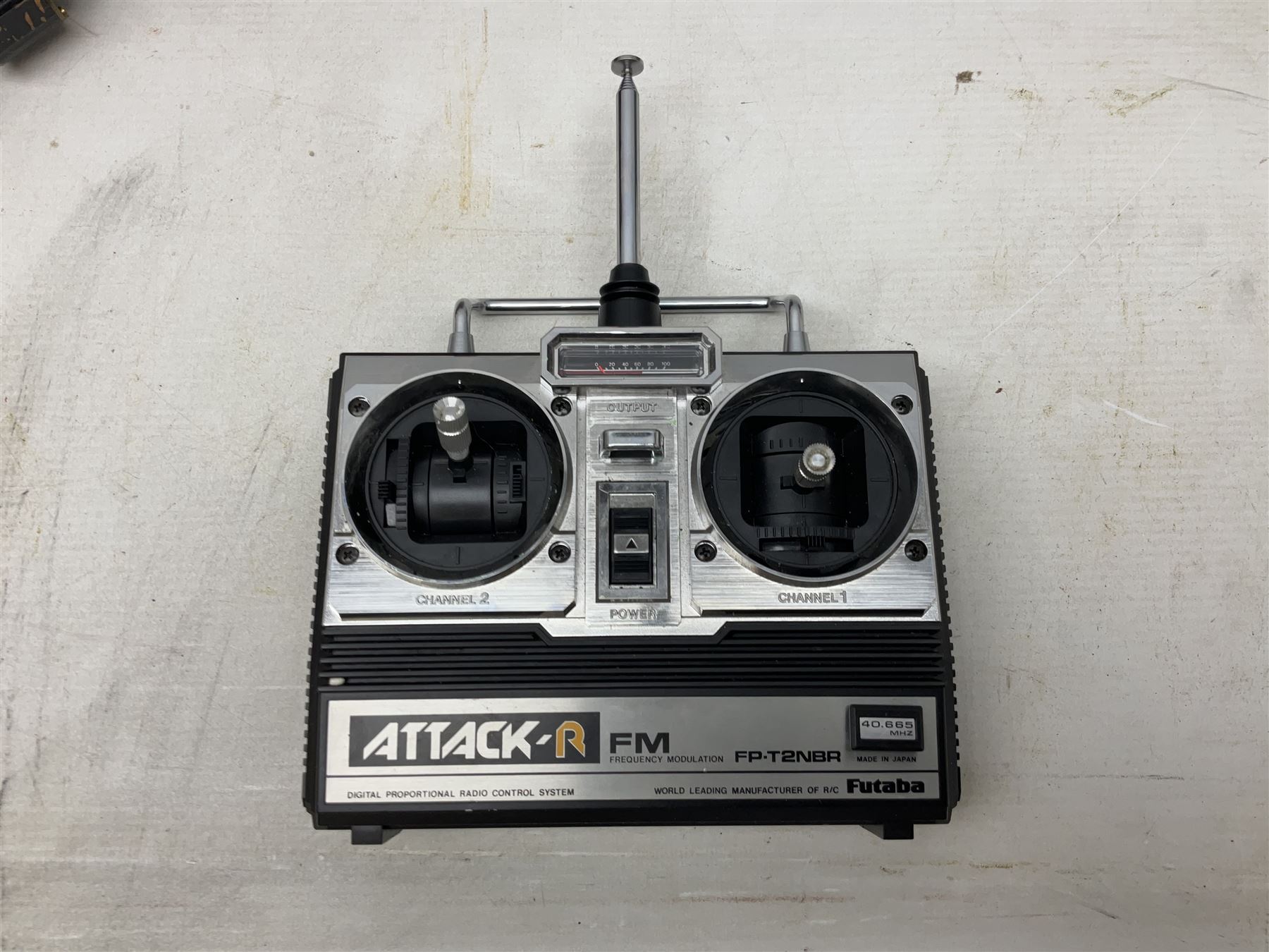 Roundhouse G scale, gauge 1 0-6-0, live steam tank locomotive ‘Lady Anne’, in crimson, black and brass livery, unboxed, together with a Futaba digital proportional radio control system