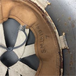 Two air force jackets, together with two helmets and Bamberger Mutzen Industrie German military hat and two others 