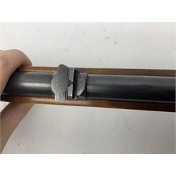 19th century Swedish Remington 8 by 58mm rolling block single action sporting rifle, dated 1888, with 82.5cm barrel marked with a Swedish crown and J.B. G.M., serial no.9775, L124cm FIREARMS CERTIFICATE REQUIRED OR RFD