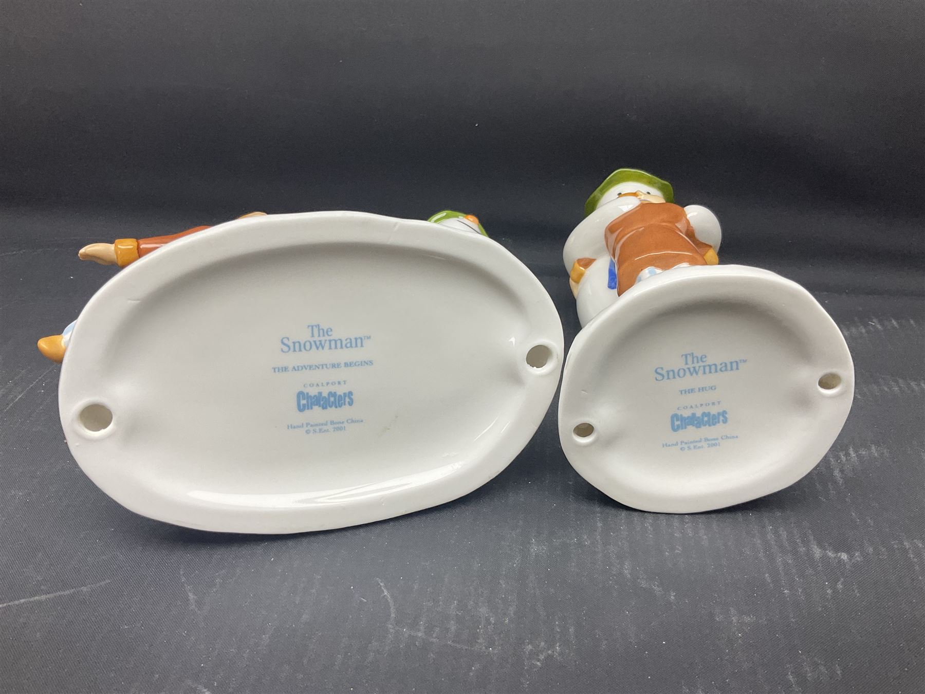 Four Coalport Characters The Snowman figures | Antiques