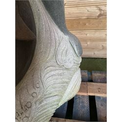 Large Granite dolphin sculpture  - THIS LOT IS TO BE COLLECTED BY APPOINTMENT FROM DUGGLEBY STORAGE, GREAT HILL, EASTFIELD, SCARBOROUGH, YO11 3TX