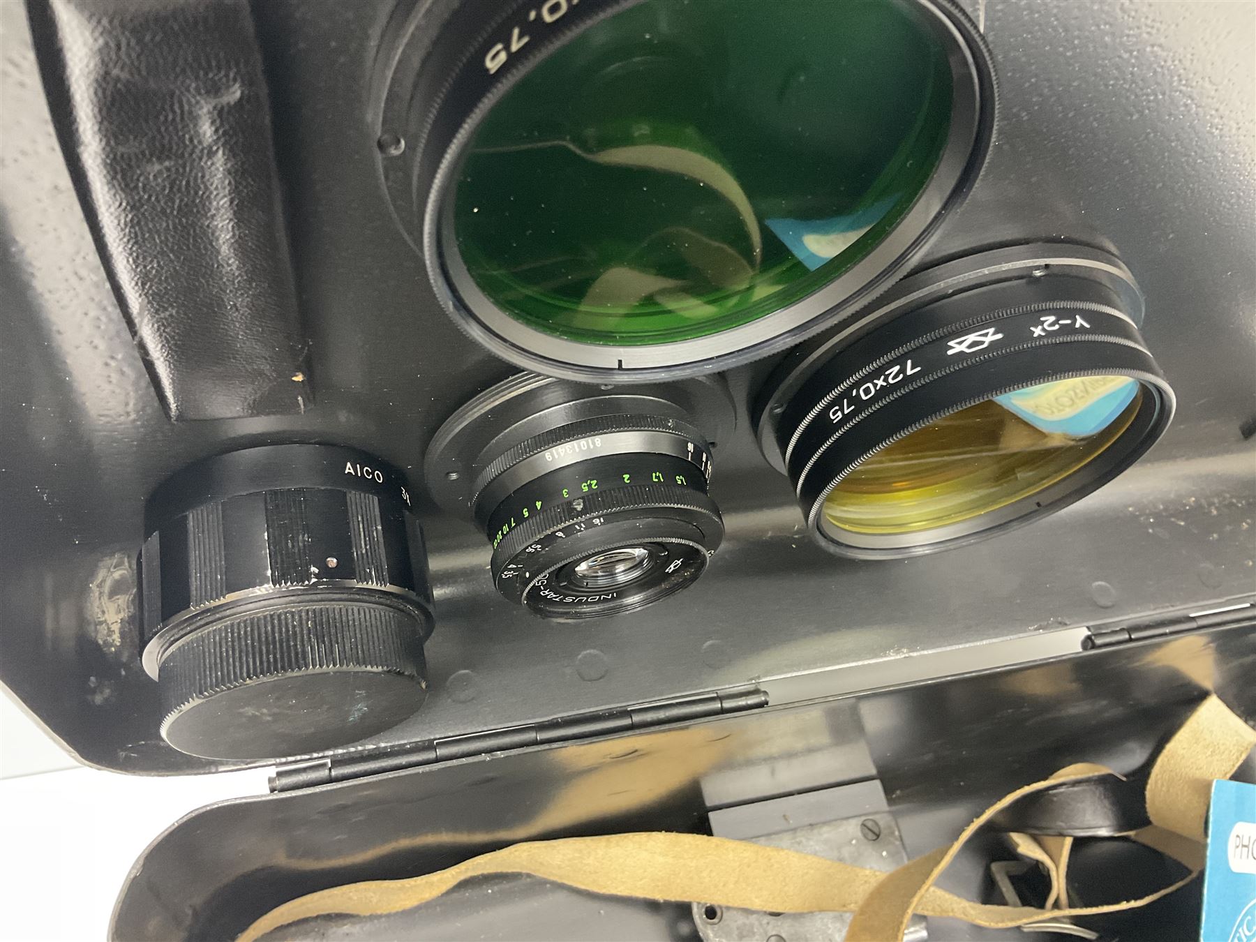 Zenit Photosniper Outfit, to include Zenit E camera body, serial no 80272217, 'Tair-3S 4.5/300' lens serial no 8508819, 'Aico 3x Converter', etc, all in a metal carry case  