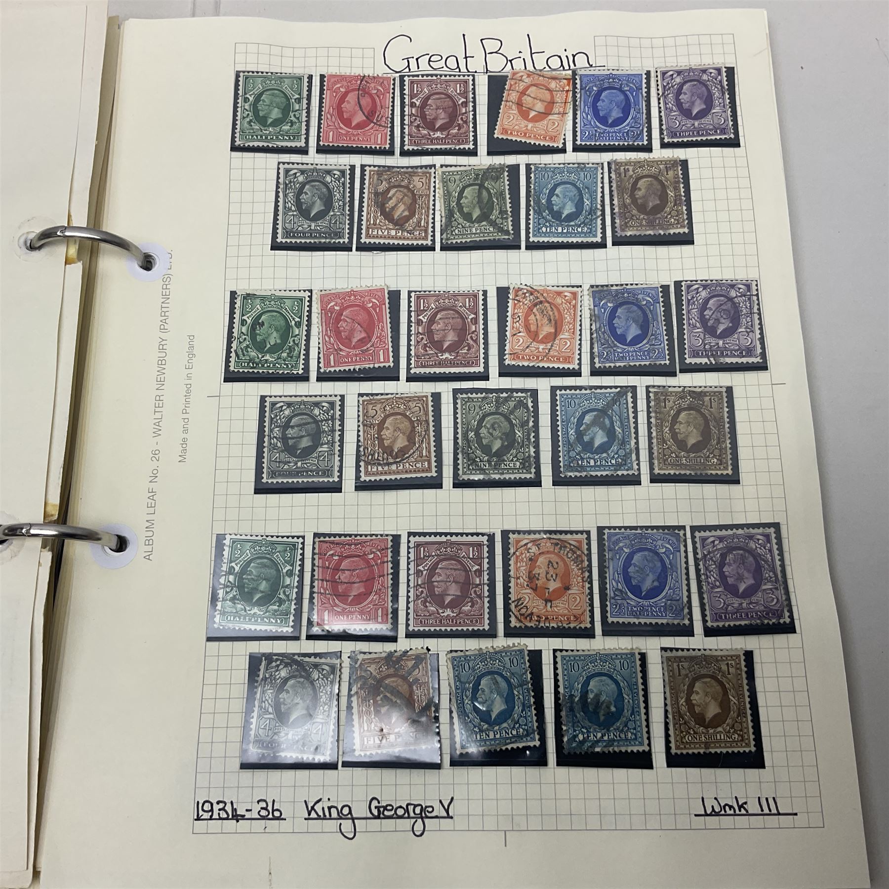 Great British Queen Victoria and later stamps, including imperf penny reds, perf penny reds, half penny 'bantams', small number of stamps on pieces or covers, one penny lilacs with block and pairs, 1883-84 two shillings sixpence, five shillings and ten shillings, various King Edward VII issues,  King George V seahorses etc
