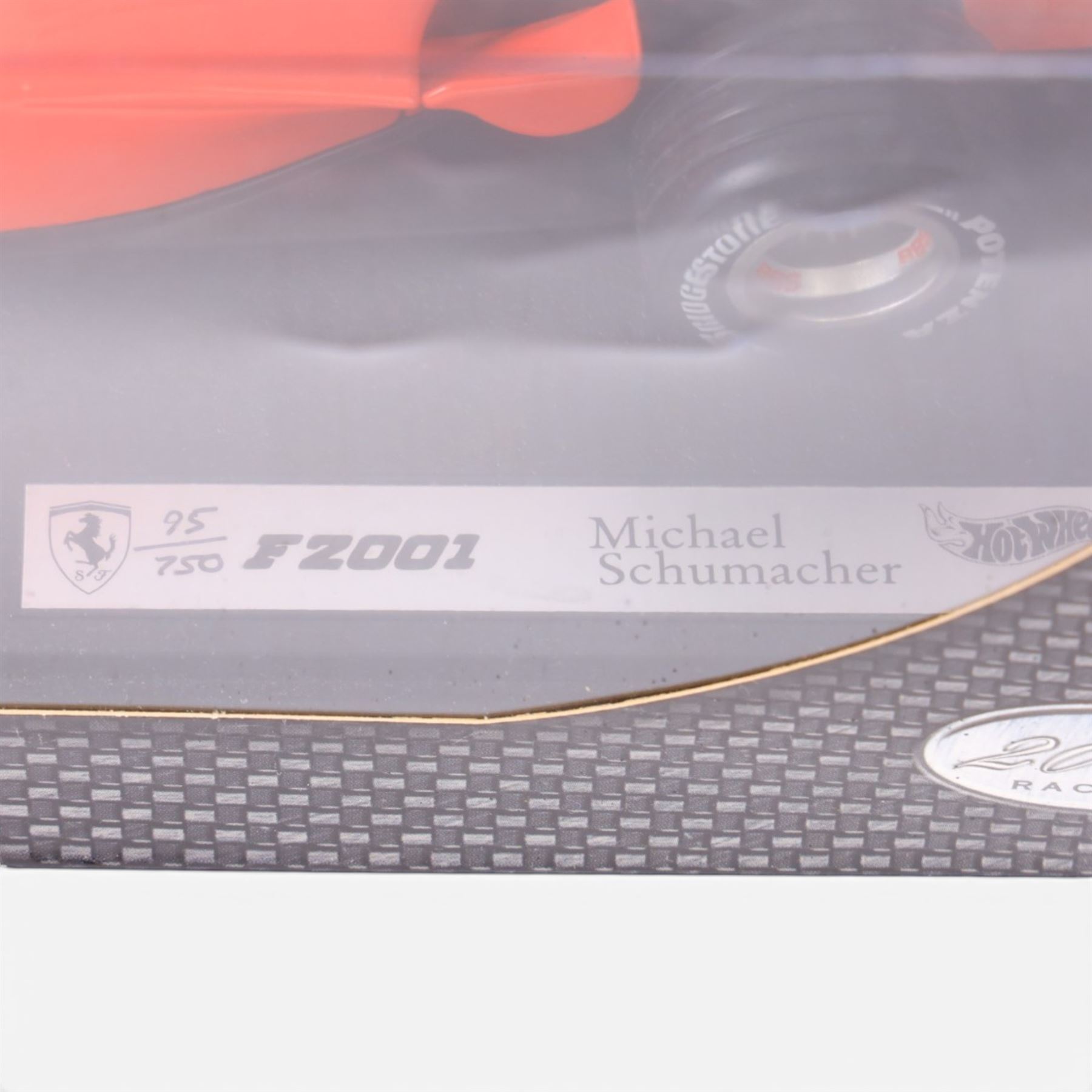 Limited edition Hot Wheels Michael Schumacher Collection Ferrari F2001 Black Nose, no. 95/750, boxed
