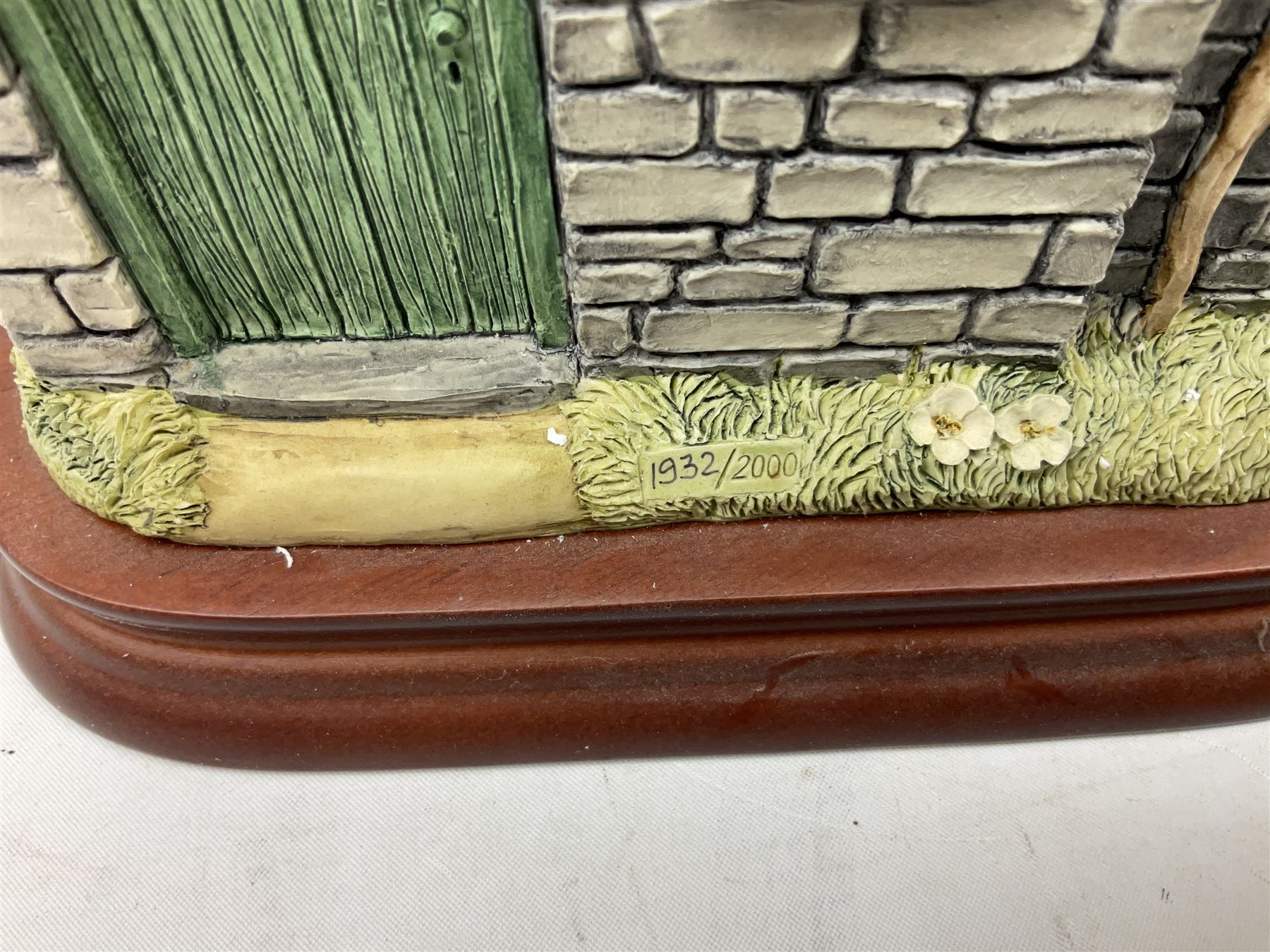 Border Fine Arts Beatrix Potter figures, to include Tableau no. 669814, The Tale of Ginger and Pickles no.A0460, Peter Rabbit in the Garden 739499, Mr Jeremy Fisher A0621, Tabitha Twitchit Brushing Kittens A0625, many with original boxes  