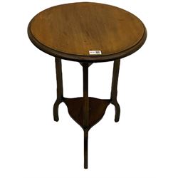 Collection of tables including: an early 20th century shaped top centre table, small occasional table/stand with circular top etc. (5)