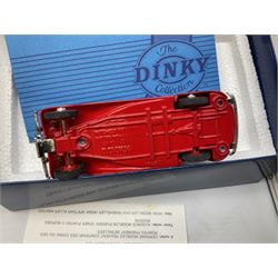Dinky - Road Grader No.963; with blister box; Majorette Fire Engine No.3096; in window box; seven Matchbox 'Dinky Collection' die-cast models; all boxed; and American Popular Imports Inc. moulded resin fire engine; boxed (10)