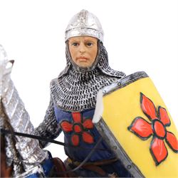 Ballantynes of Walkerburn 16th Lancer Aiwal 1884, together a model of Crusader 