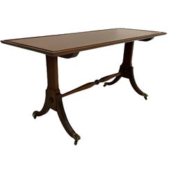 Mahogany Regency design coffee table