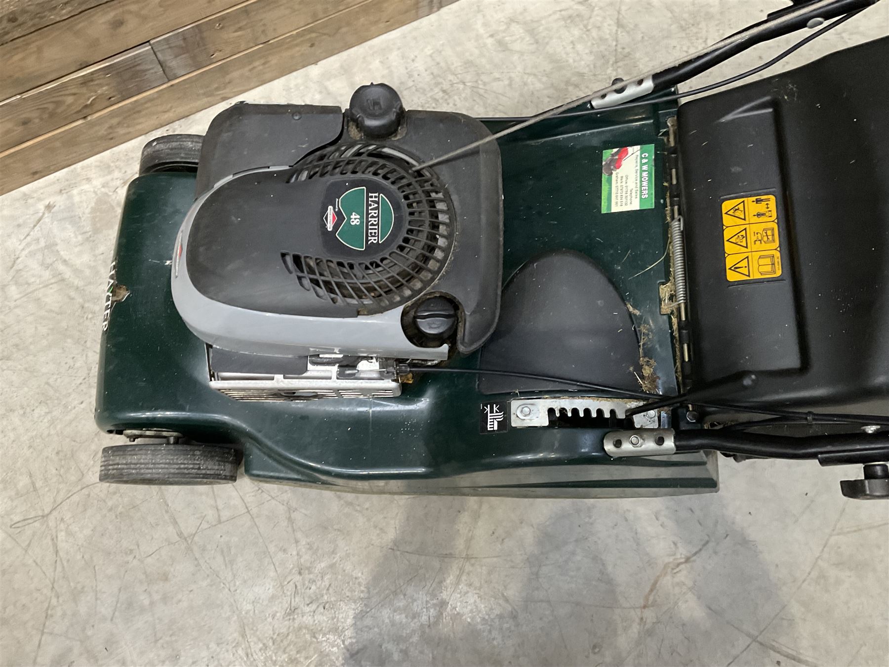 Hayter Harrier 48 lawnmower 