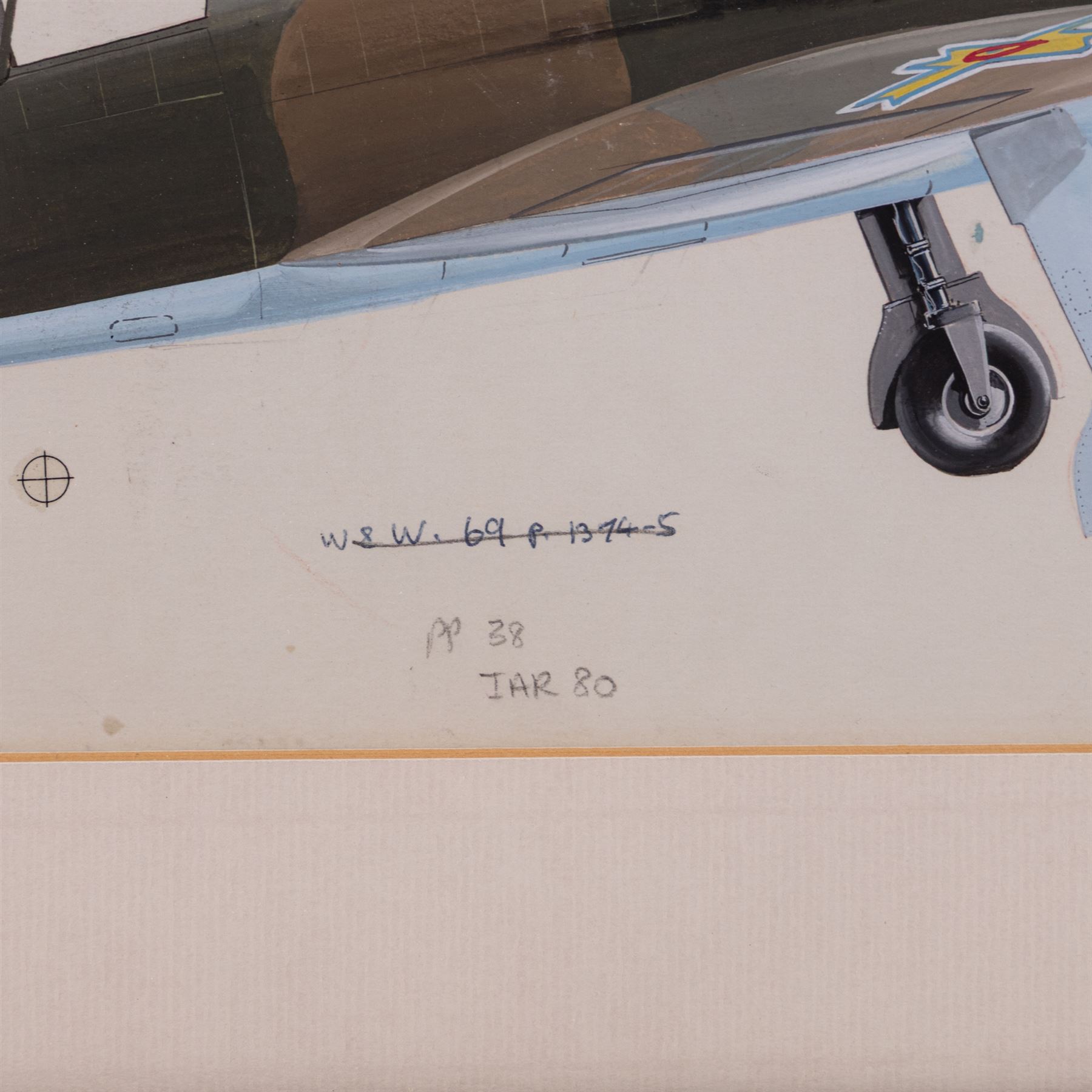John Batchelor (British 1936-2019): Aircraft Studies, set of eleven gouaches variously signed and inscribed, max 35cm x 52cm (11)
