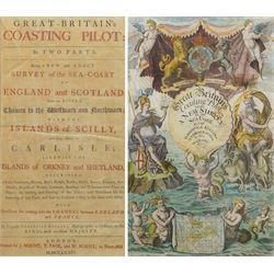 Francis Lamb (British fl.1667-1701): Frontispiece for 'Great Britain’s Coasting Pilot' by ...