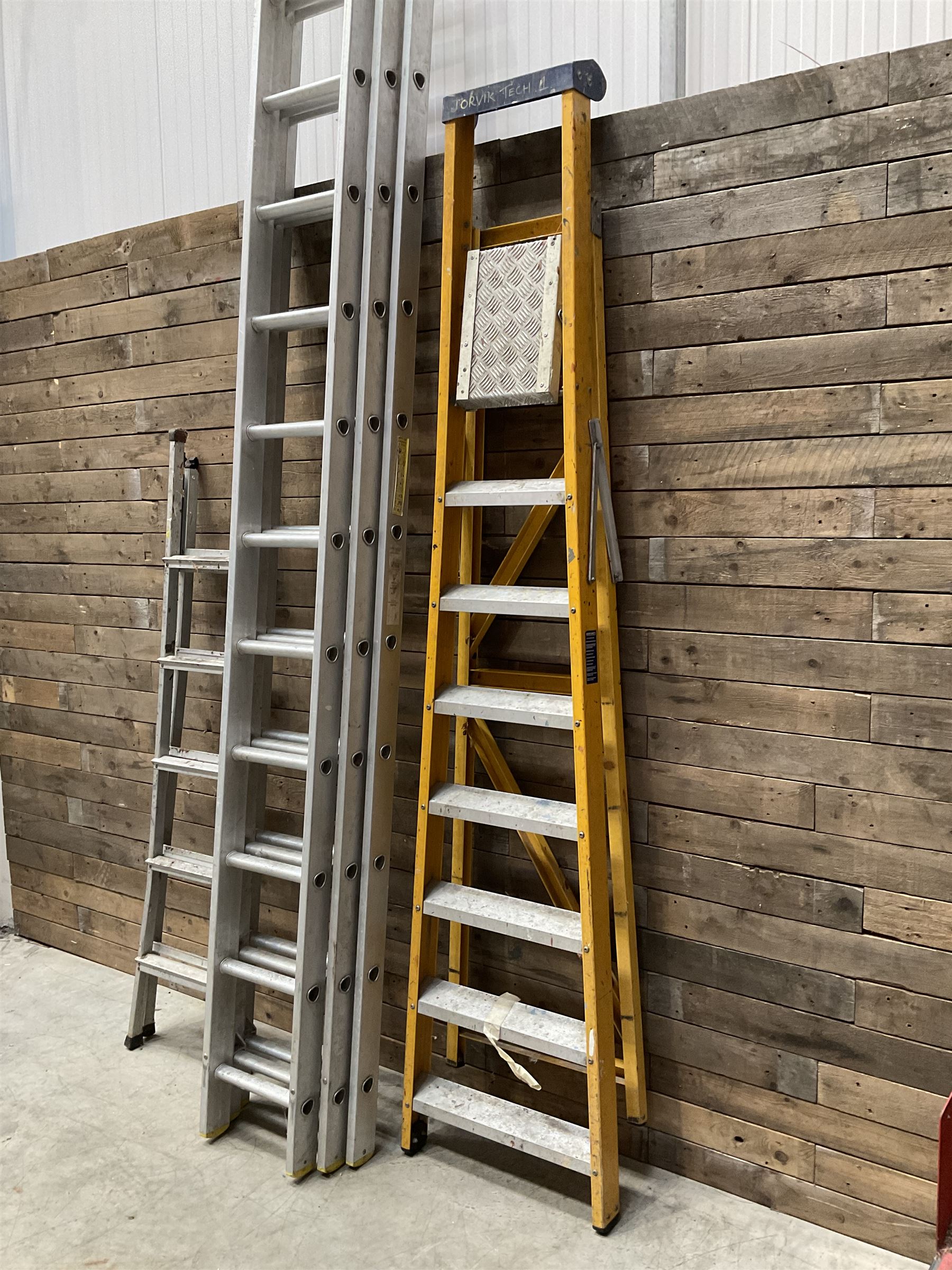 Three tier extending ladders and (extended-8 | Woodwork, Workshop ...
