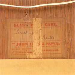 Henry Barlow Carter (British 1803-1867): 'Scarborough' and 'Bridlington', pair watercolours, signed and titled on original John Linn & Sons labels verso 11cm x 16cm in the original gilt frames