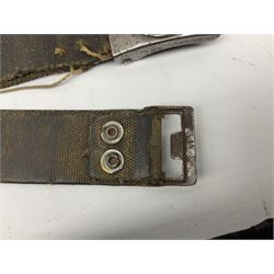 WW2 German Hitler Youth belt, the buckle marked 'Blut Und Ehre' and impressed RZM M/4/55 verso; and another Hitler Youth belt with similarly marked buckle (2)