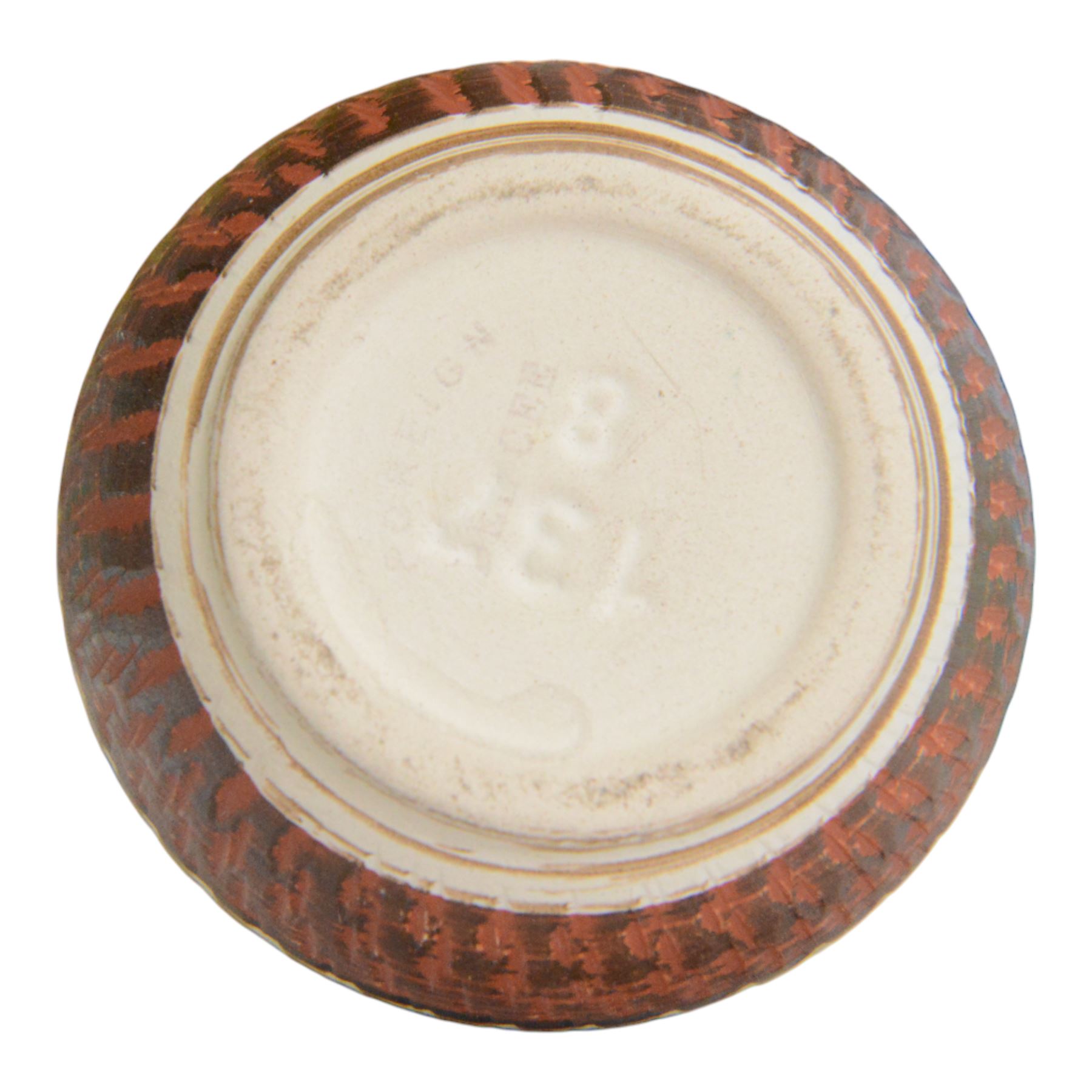 Strathearn glass vase, decorated with multiple swirls against a yellow ground, together with Rudolf Schrötter, blue glass Bullet vase and two other vases 