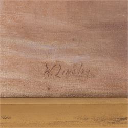 Walter Linsley Meegan (British c1860-1944): Castle Views - possibly St Michaels Mount, two oils on canvas signed 44cm x 60cm (2)