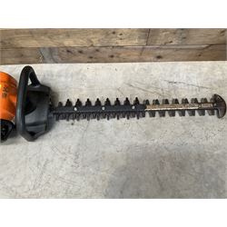 Stihl HS 81R petrol hedge trimmer, 30'' double sided