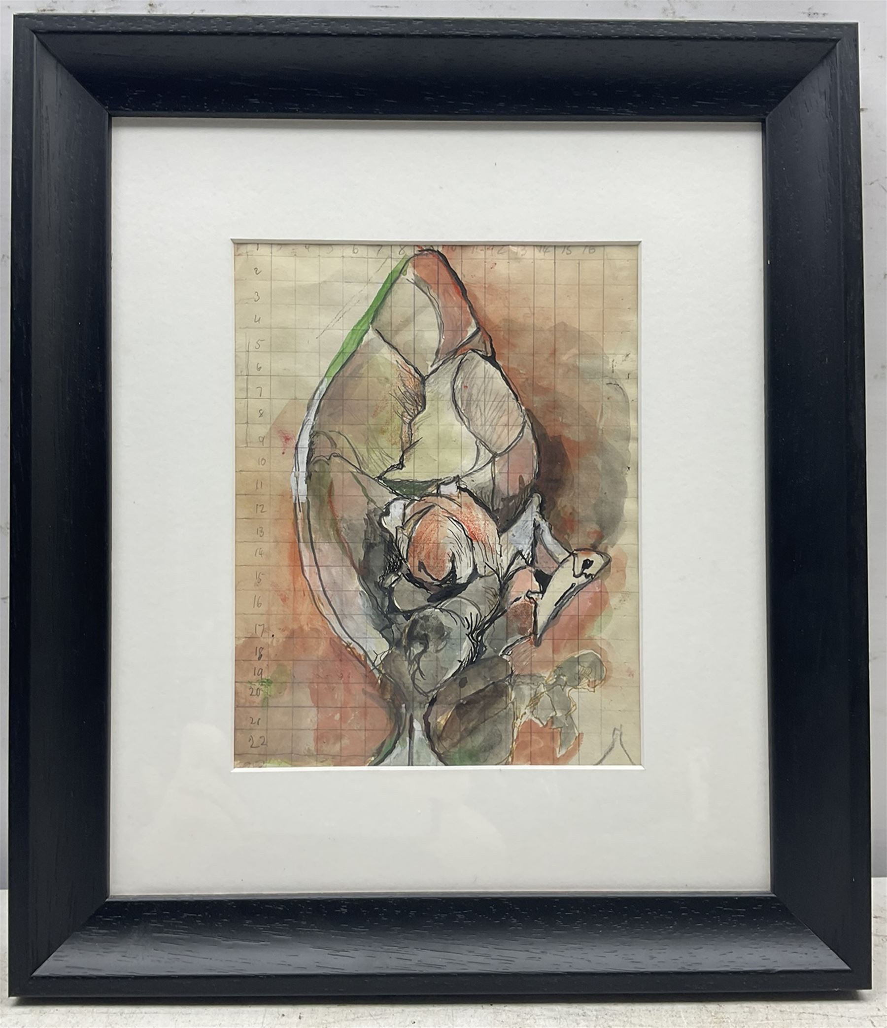 Graham Vivian Sutherland OM (British 1903-1980): 'Rock Form' (1970) [Andrews 95], pencil chalk watercolour and gouache, lightly squared for transfer 22.5cm x 18cm 
Provenance: with Galleria Bergamini, Milan 1974 
Literature: Julian Andrews (Ed.), Graham Sutherland, Correspondences, Selected Writings on Art, Graham and Kathleen Sutherland Foundation, Haverfordwest, 1982, p.211, pl.95