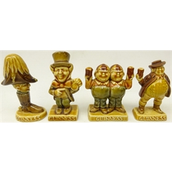  Set of four Wade Guinness advertising Whimsies, including Tweedle Dum and Dee, Duke of York, Sam Wekker and Mad Hatter (4)  