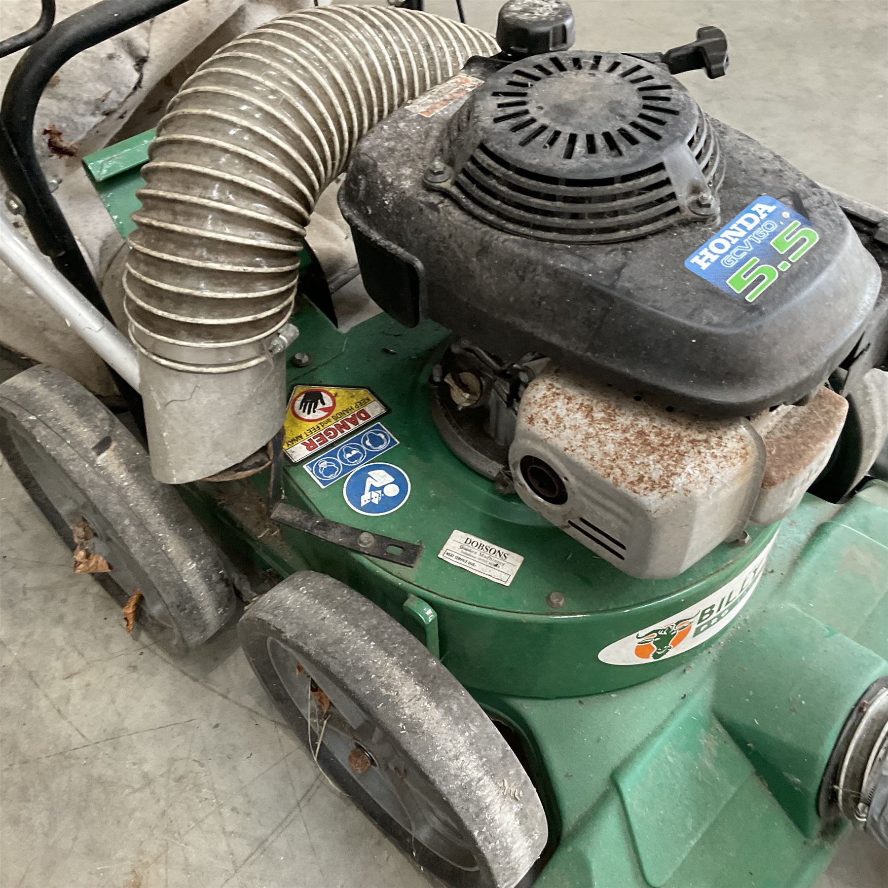 Billy Goat Prp Lawn Vacuum with Honda GVC160 5.5 engine