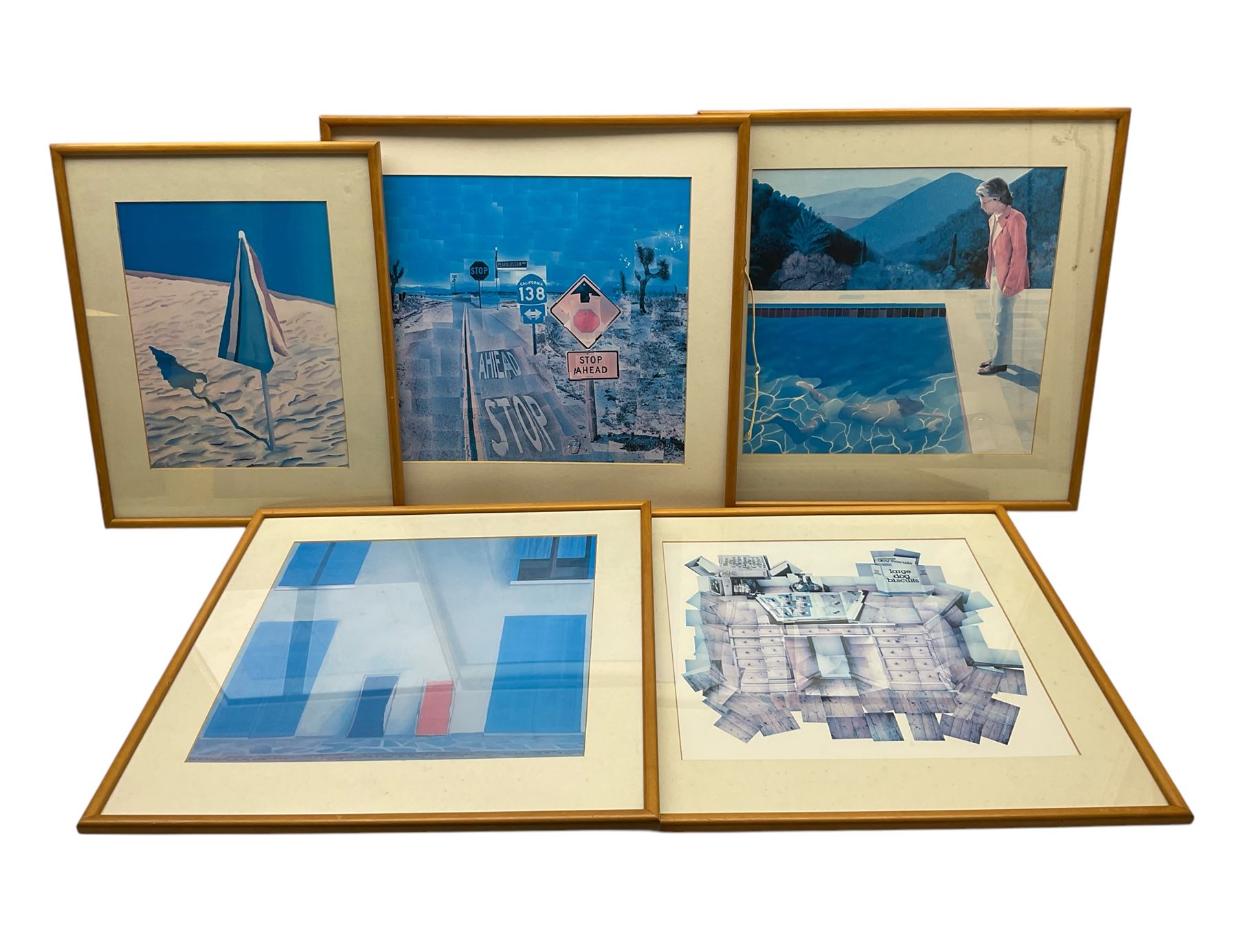 After David Hockney (British 1937-), five prints max 33cm x 34cm (5)