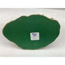 Four Lilliput Lane models from the 'Britain's Heritage' collection, comprising Edinburgh Castle, The World Famous Blacksmith's Shop Gretna Green, Shakespeare's Birthplace and Mickelgate Bar York, together with  a Lilliput Lane Beatrix Potter Hill Top model, all boxed