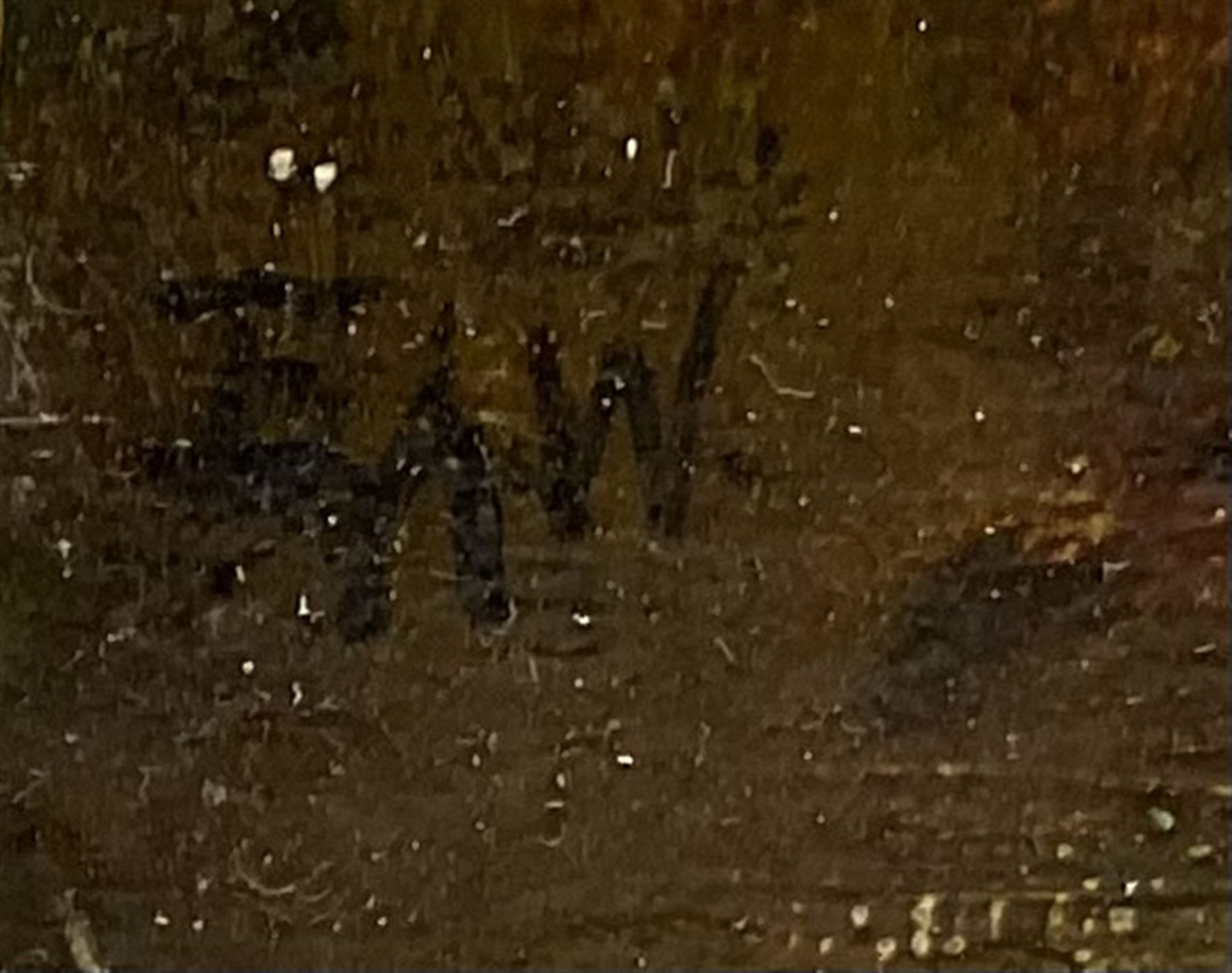 Ernest Albert Waterlow (British 1850-1919): Punting 'On the Thames', oil on canvas signed with initials, titled verso 29cm x 24cm